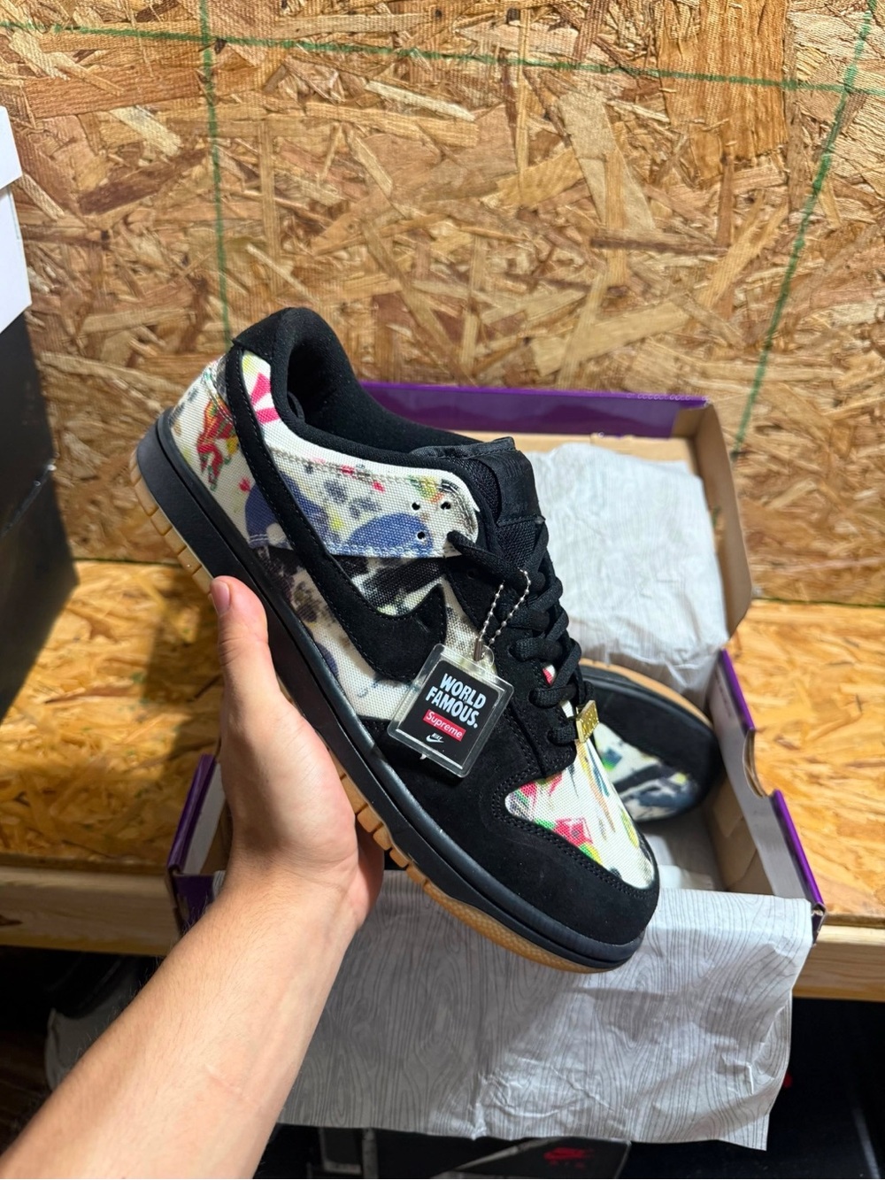 SUPREME x Nike Dunk Low SB ‘Rammellzee’ (Men sizes)